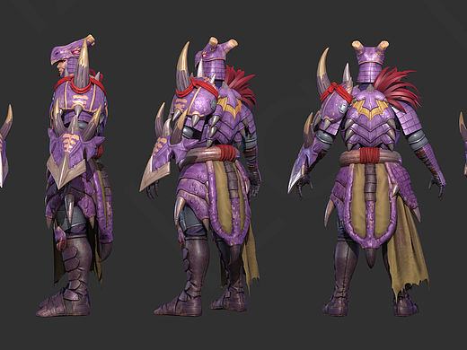 三d建模，zbrush建模人物角色