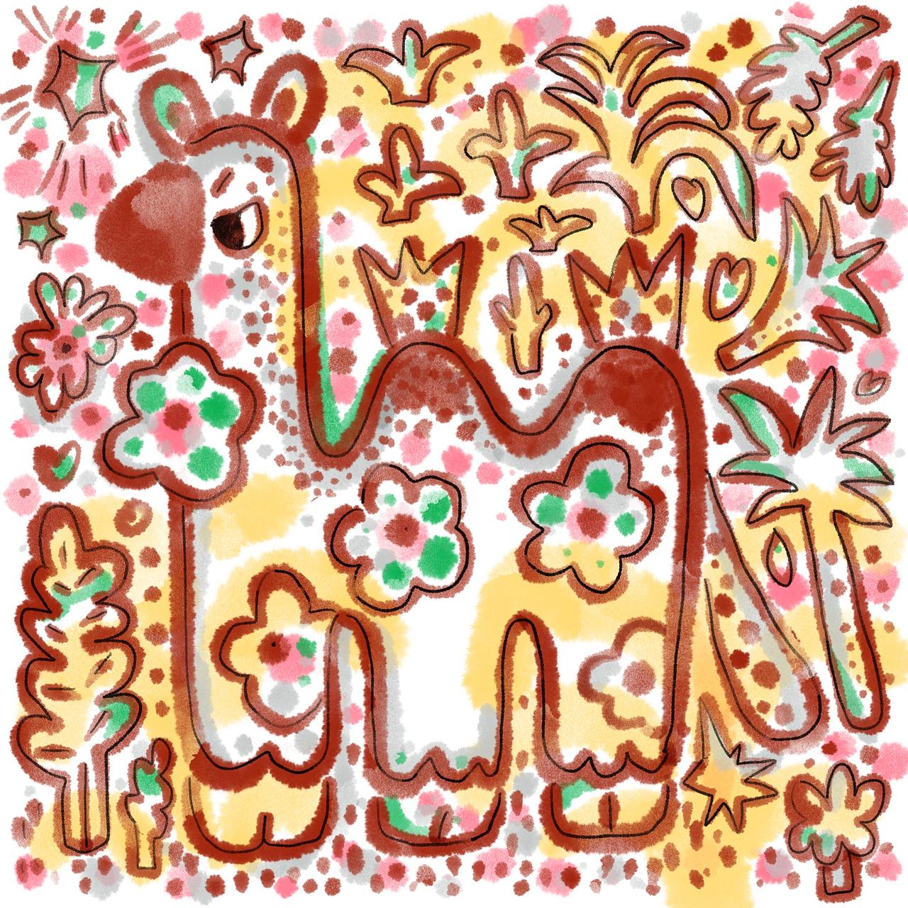 摇滚郁金香和他的暴躁朋友们（图ZMzkyMDk5NjE2） - 艺术插画 - 站酷设计师虫小猛猛原创素材 - 站酷ZCOOL