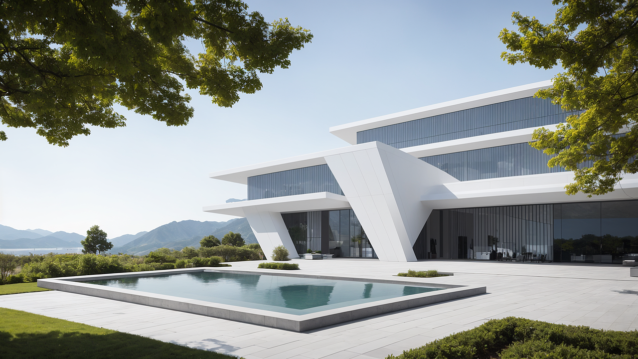 AI创意设计20-飘逸的美术馆