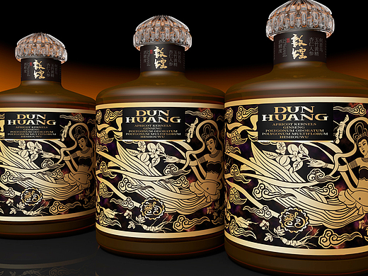 酒水产品|敦煌酒产品包装设计