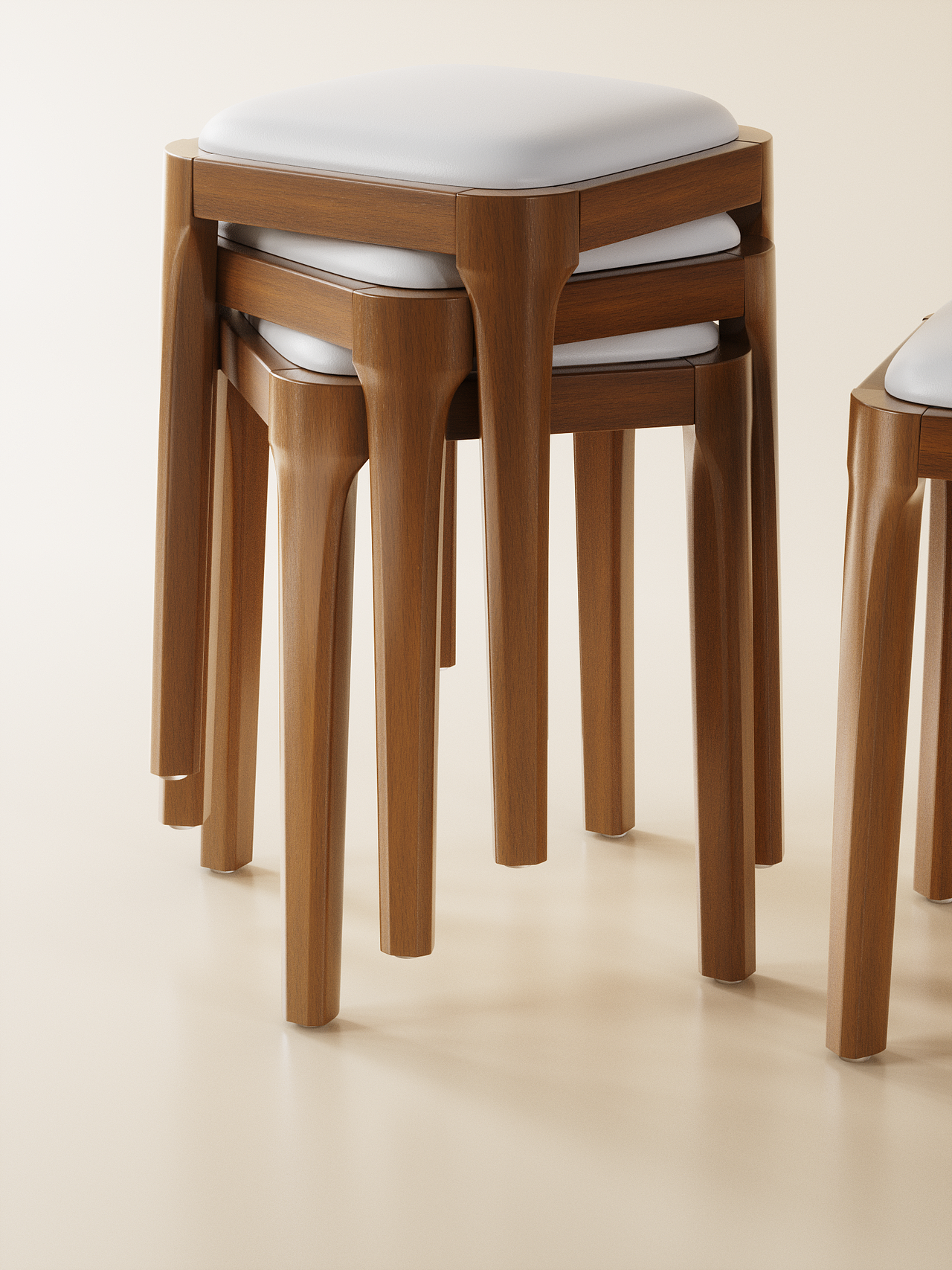 实木软包凳不同凹凸情况下的质感表现（图ZMzkyMTA2MjY4） - 场景 - 站酷设计师荷包胖胖原创素材 - 站酷ZCOOL