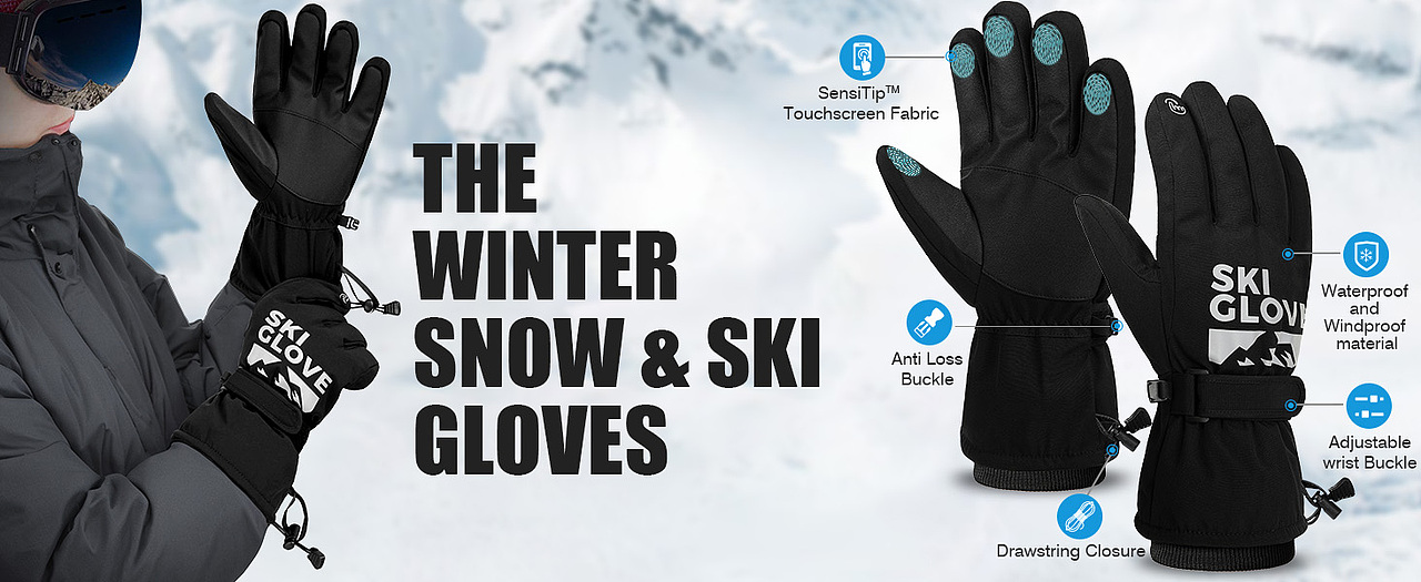 亚马逊帽子手套主图a+