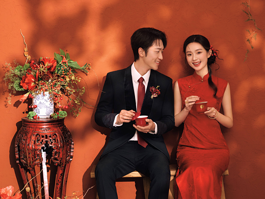 心动亿遍又亿遍💗美到骨子里的新中式婚纱照