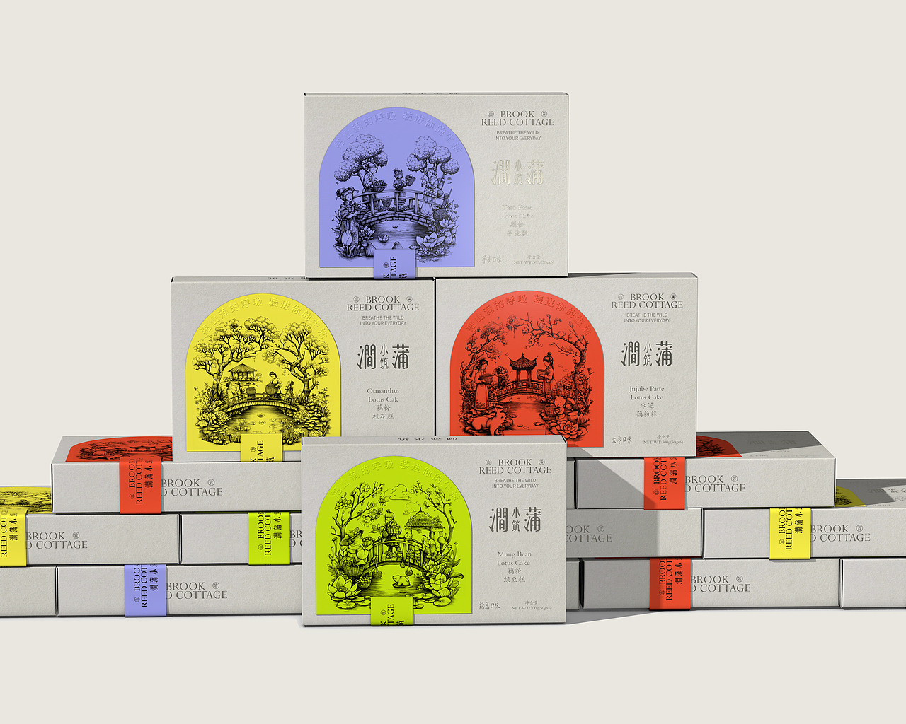 xujingfengx涧蒲小筑｜糕点包装设计（图ZMzkyMTE5MDYw） - 包装 - 站酷设计师xujingfeng设计原创素材 - 站酷ZCOOL