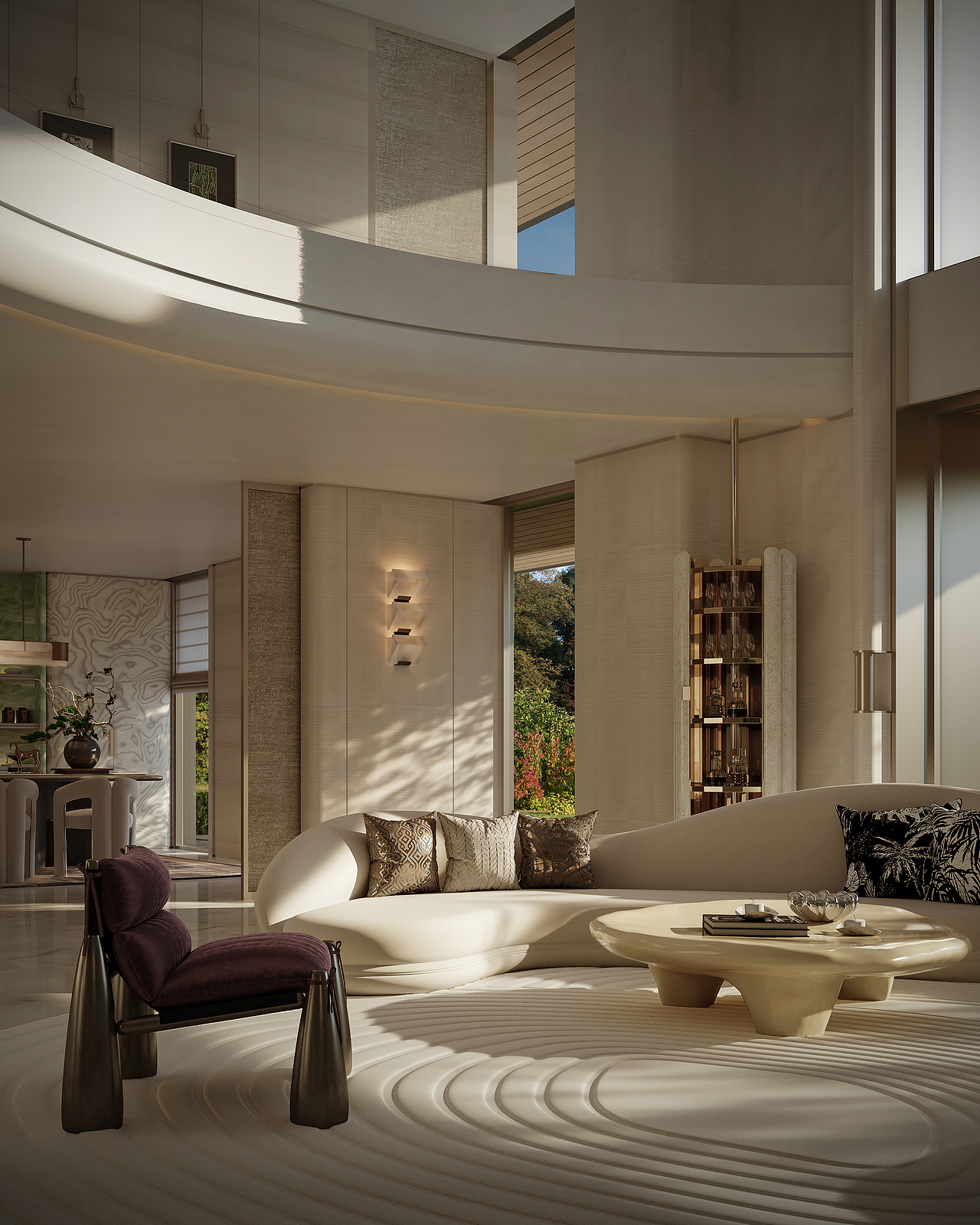 光与影的对话｜住宅渲染项目（图ZMzkyMTMzNjQ0） - 家装设计 - 站酷设计师留白三分原创素材 - 站酷ZCOOL