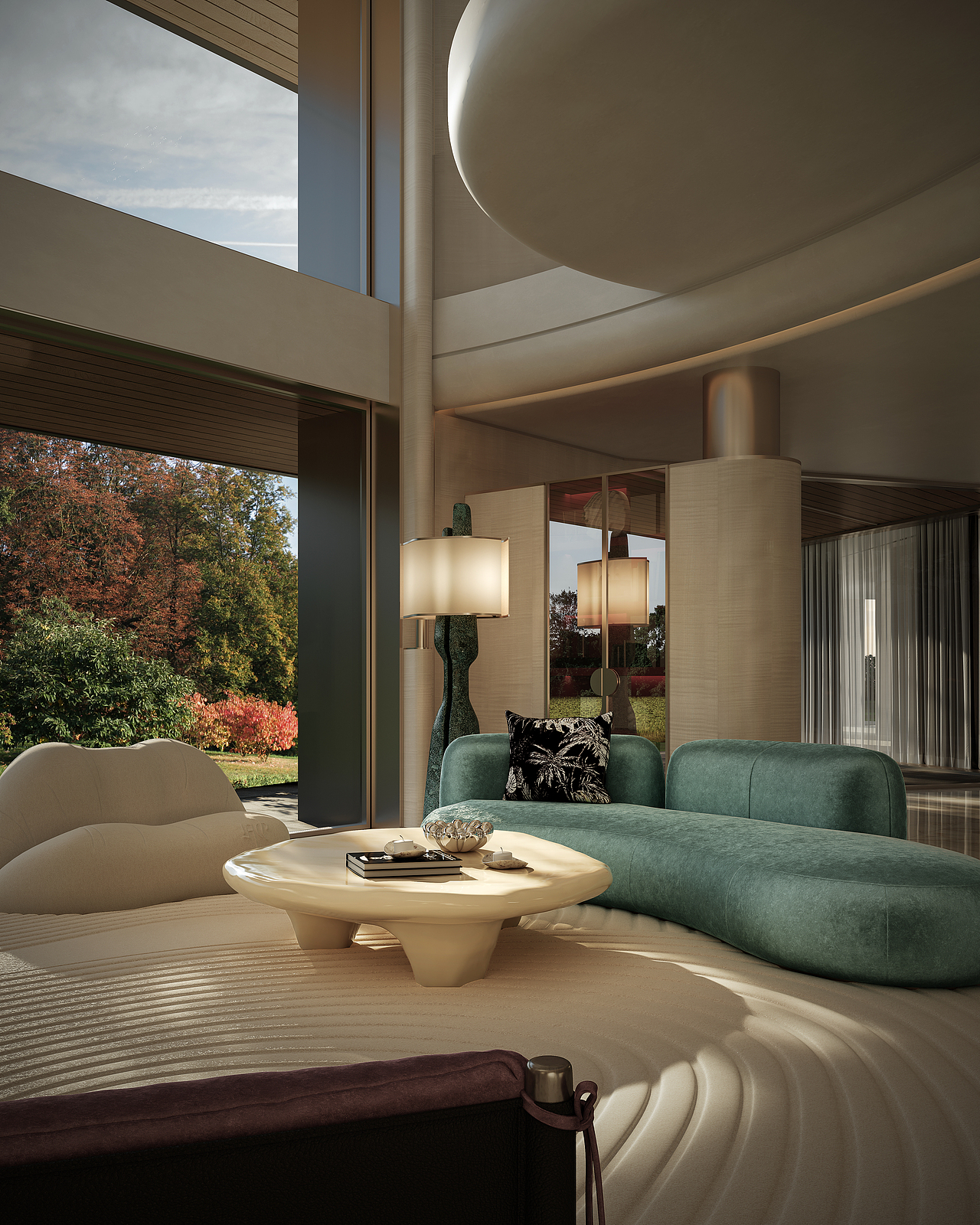 光与影的对话｜住宅渲染项目（图ZMzkyMTMzNjQ4） - 家装设计 - 站酷设计师留白三分原创素材 - 站酷ZCOOL