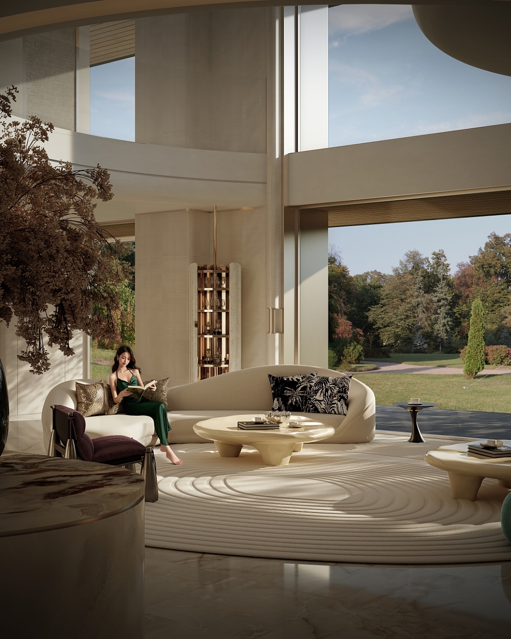 光与影的对话｜住宅渲染项目（图ZMzkyMTMzNjM2） - 家装设计 - 站酷设计师留白三分原创素材 - 站酷ZCOOL