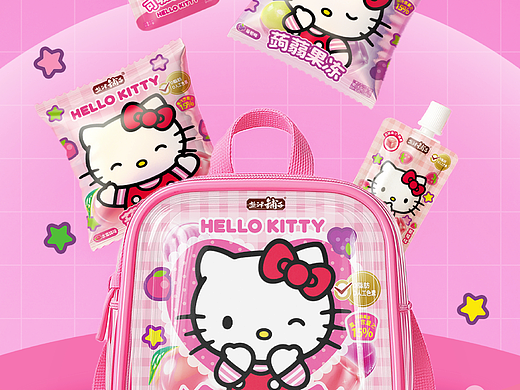 盐津铺子|HELLO KITTY 联名果冻小背包设计|若非设计