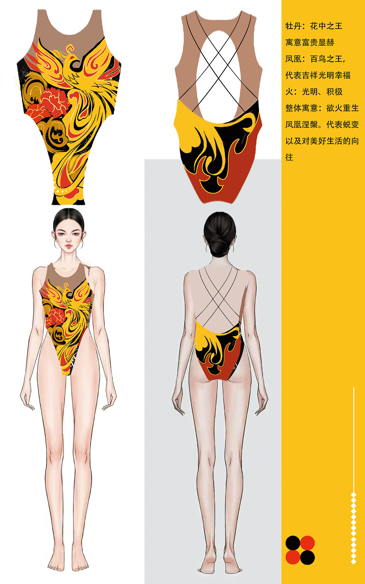 图案设计之浴火重生，凤凰涅槃