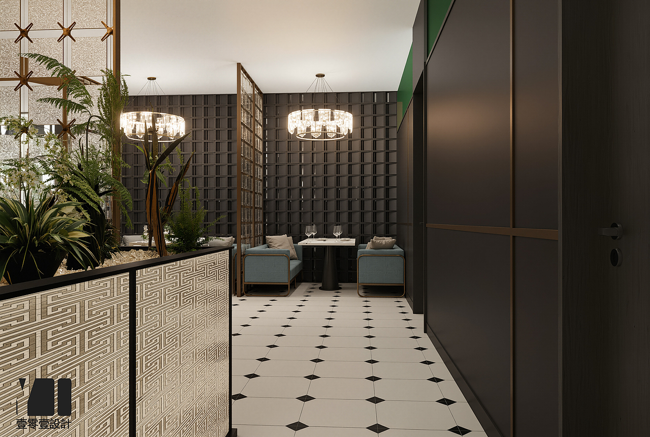 绿荫·黑檀 | 自然与匠心交融的创意餐厅（图ZMzkyMTQ3OTUy） - 酒店餐饮设计 - 站酷设计师壹零壹Design原创素材 - 站酷ZCOOL