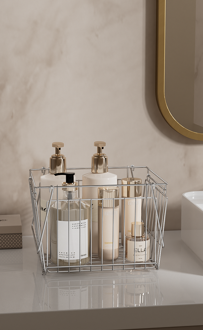 工作作品：多功能不锈钢挂篮