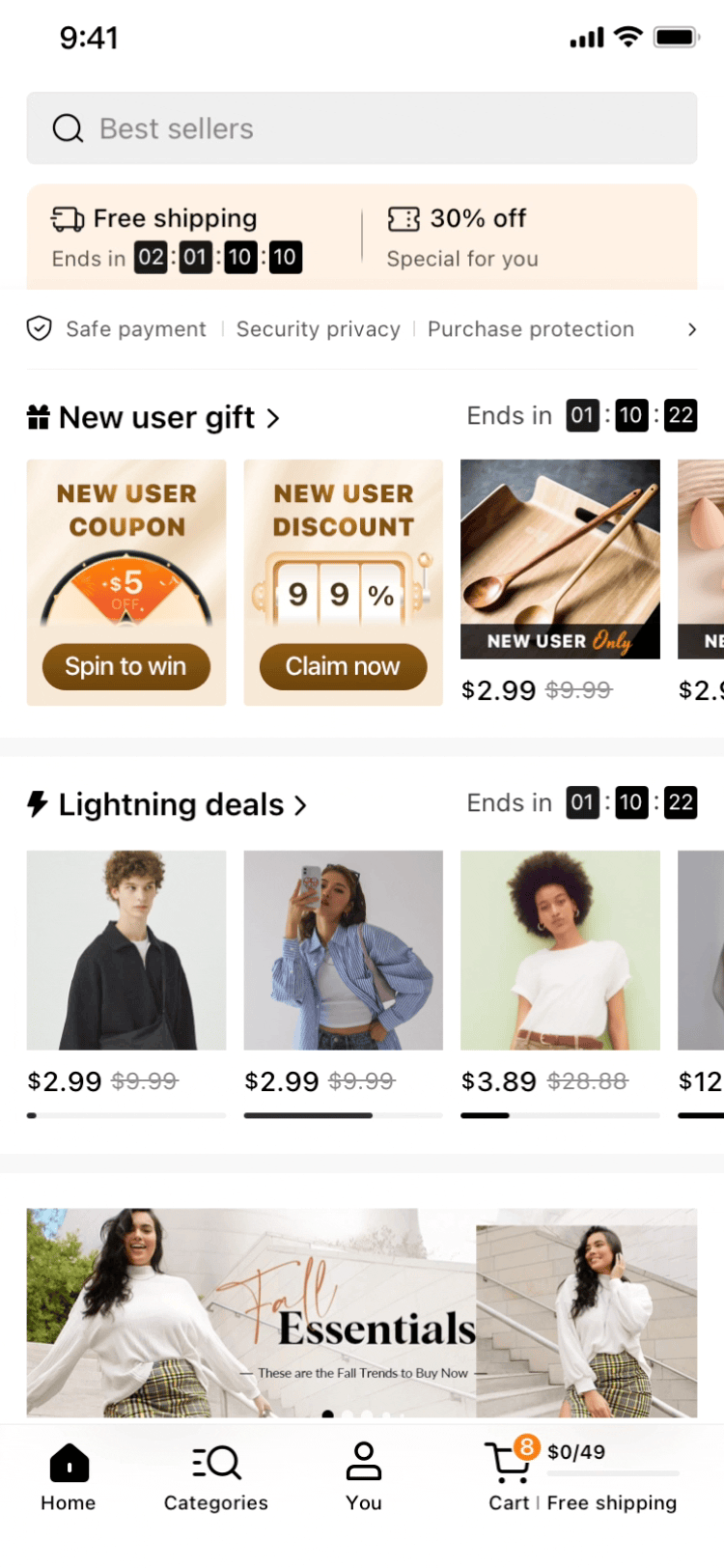Motion Graphic Homepage Pop-ups |