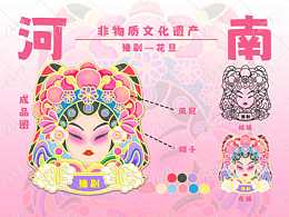 【文創(chuàng)設(shè)計(jì)】【河南非遺文化】【冰箱貼設(shè)計(jì)】