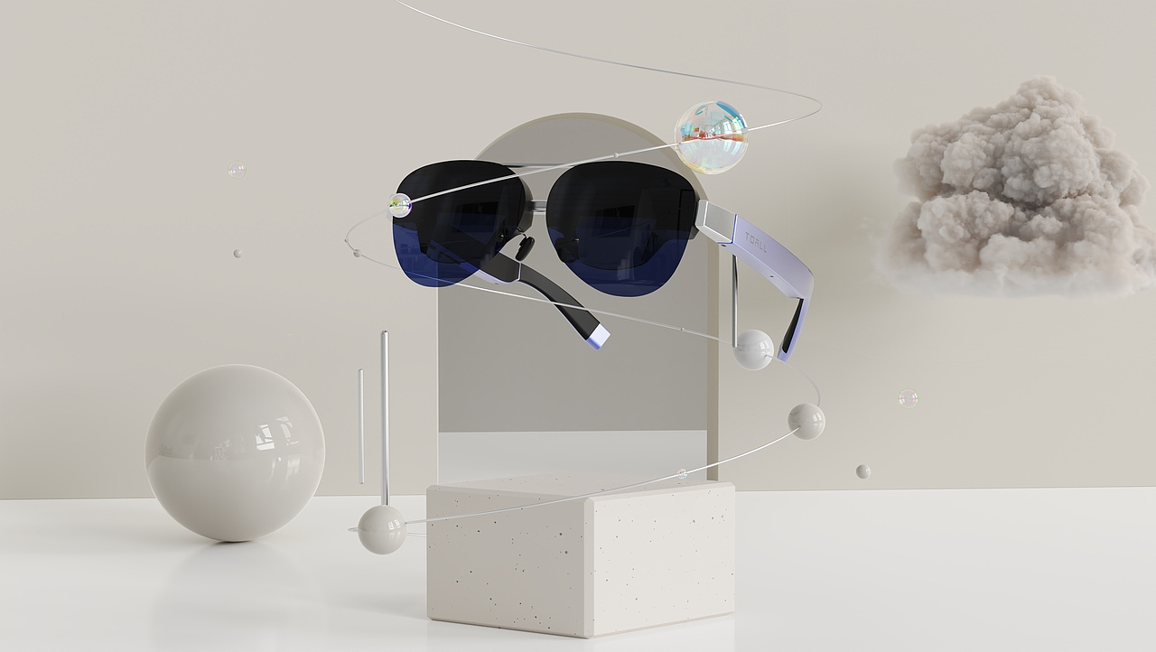 AR眼镜3C产品渲染动画TVC