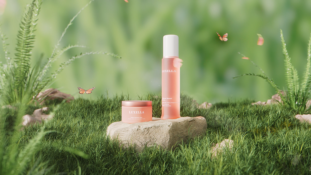 美妆护肤 三维动画 C4D产品动画 3D动画 渲染