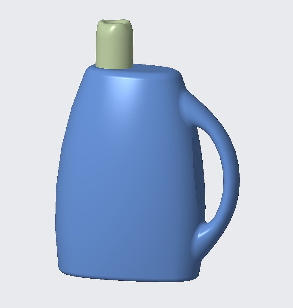 一款简简单单的装液体的瓶子