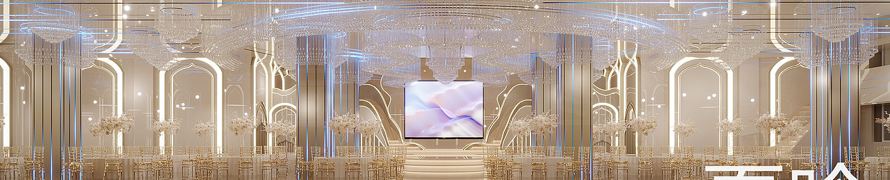 宴会厅 工装（图ZMzkyMTY3NzEy） - 酒店餐饮设计 - 站酷设计师夏晗12原创素材 - 站酷ZCOOL