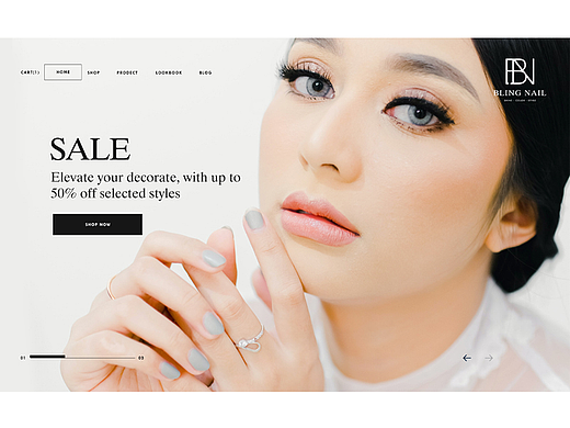 Bling Nail Website（个人主页-ZNzIwODQ2ODA=） - 企业官网 - 站酷设计师HelloMrstone原创素材 - 站酷ZCOOL