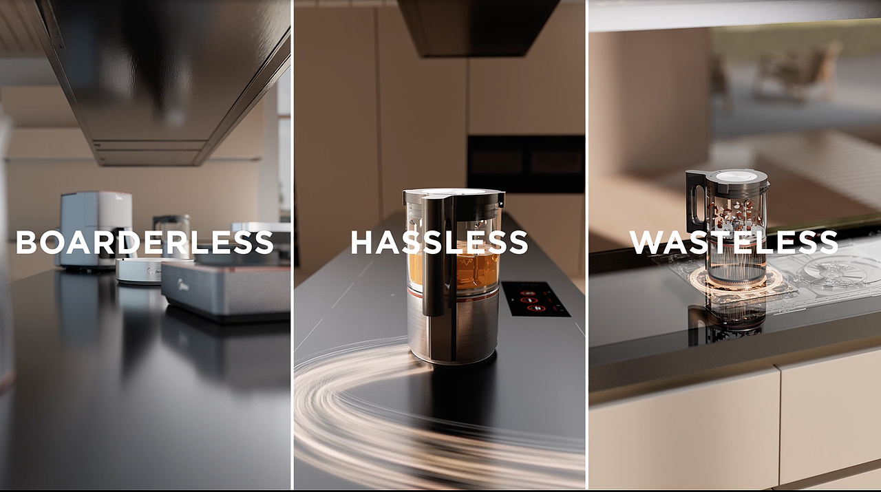 美的无尾系列 产品三维动画设计