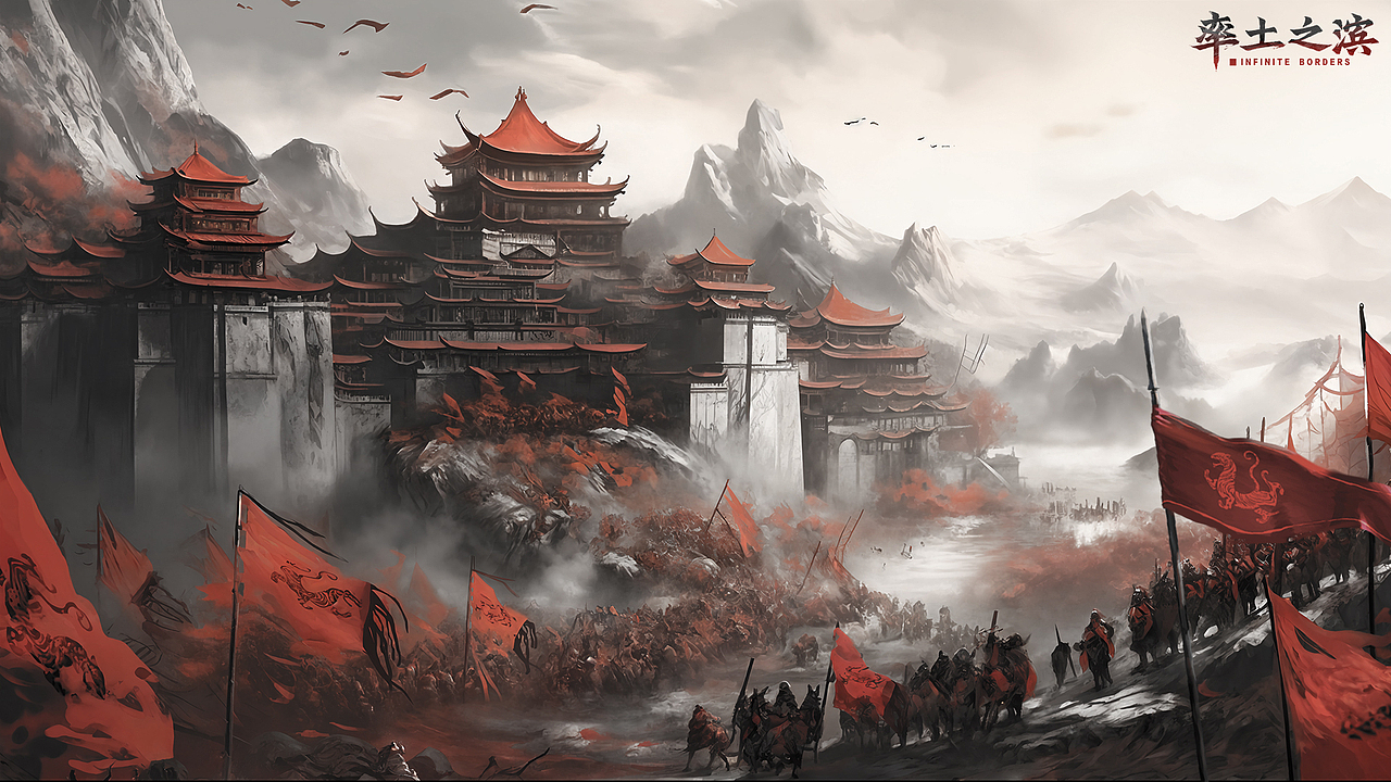 《率土之滨》游戏买量场景海报/宣传/AI+合成