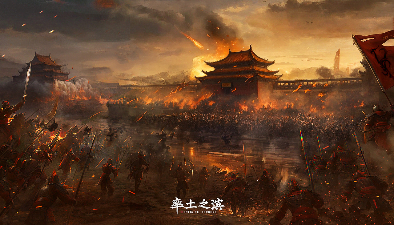 《率土之滨》游戏买量场景海报/宣传/AI+合成