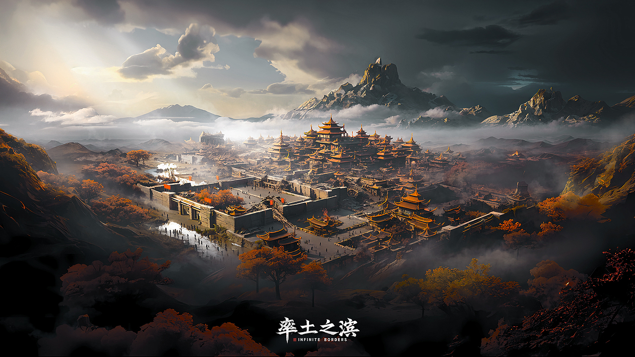 《率土之滨》游戏买量场景海报/宣传/AI+合成