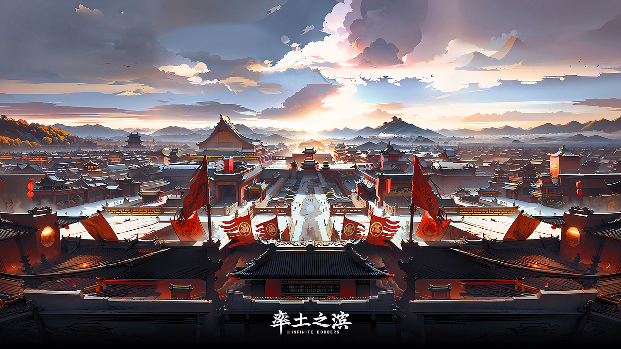 《率土之滨》游戏买量场景海报/宣传/AI+合成