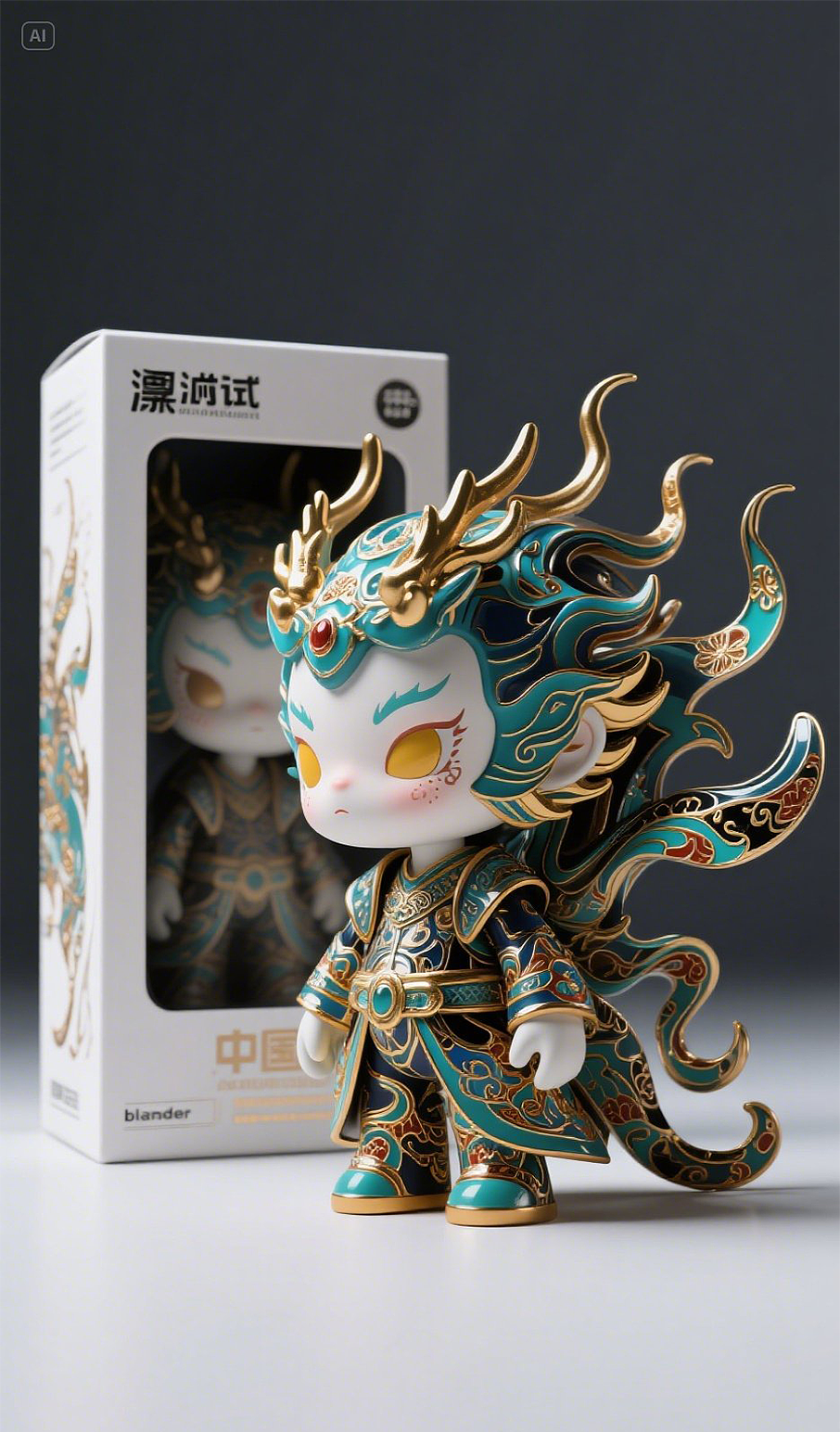 AI制图——潮玩龙（图ZMzkyMTgwNDg0） - AI作品 - 站酷设计师黄宏翔原创素材 - 站酷ZCOOL