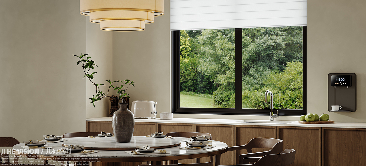 几何空间视觉表现 | 悠然南山别墅宋式美学空间(2)