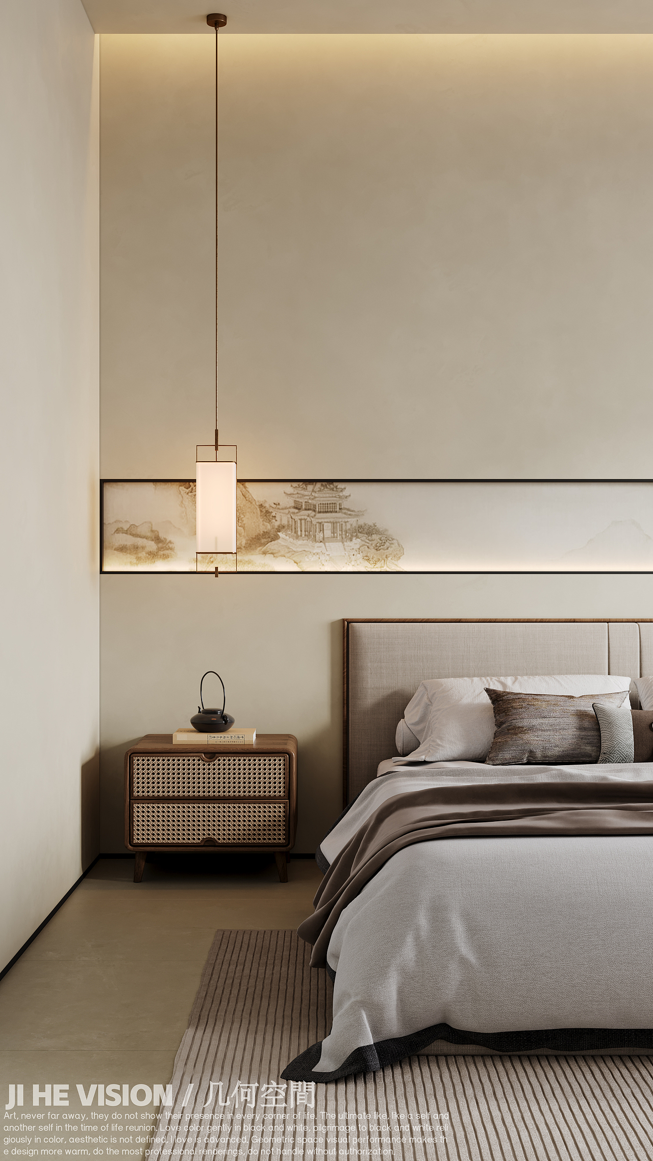 几何空间视觉表现 | 悠然南山别墅宋式美学空间(2)