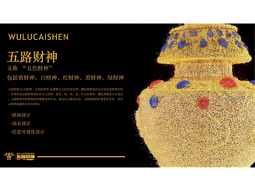 毕设-藏传唐卡五路财神