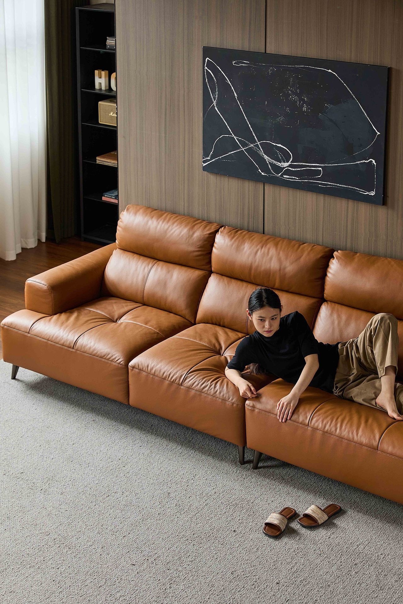 源氏木语真皮沙发拍摄 | 家具摄影（图ZMzkyMTg1OTUy） - 产品摄影 - 站酷设计师几时摄影原创素材 - 站酷ZCOOL