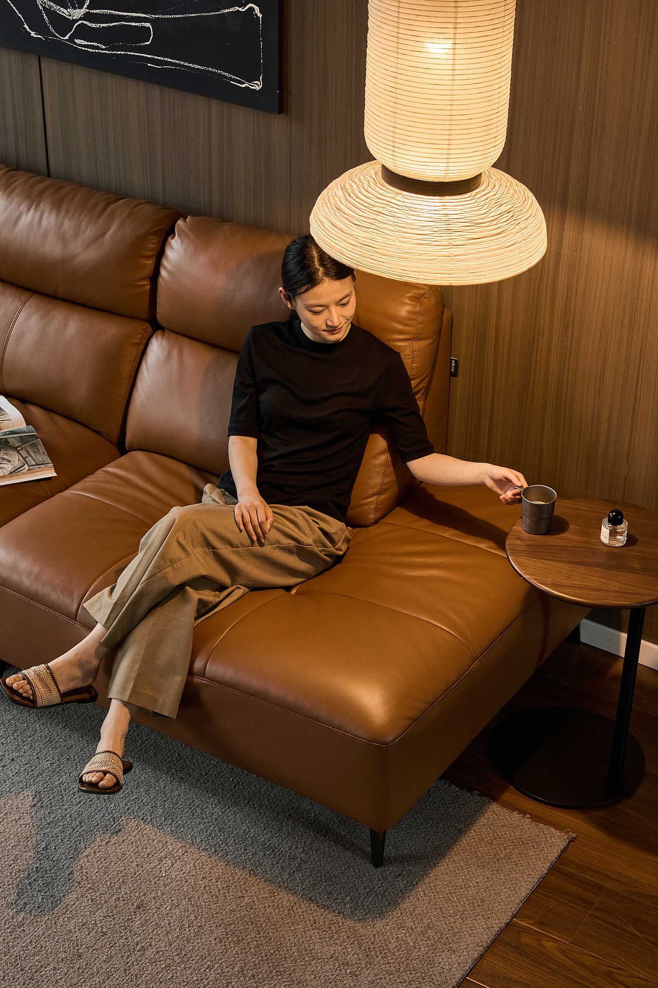 源氏木语真皮沙发拍摄 | 家具摄影（图ZMzkyMTg1OTky） - 产品摄影 - 站酷设计师几时摄影原创素材 - 站酷ZCOOL