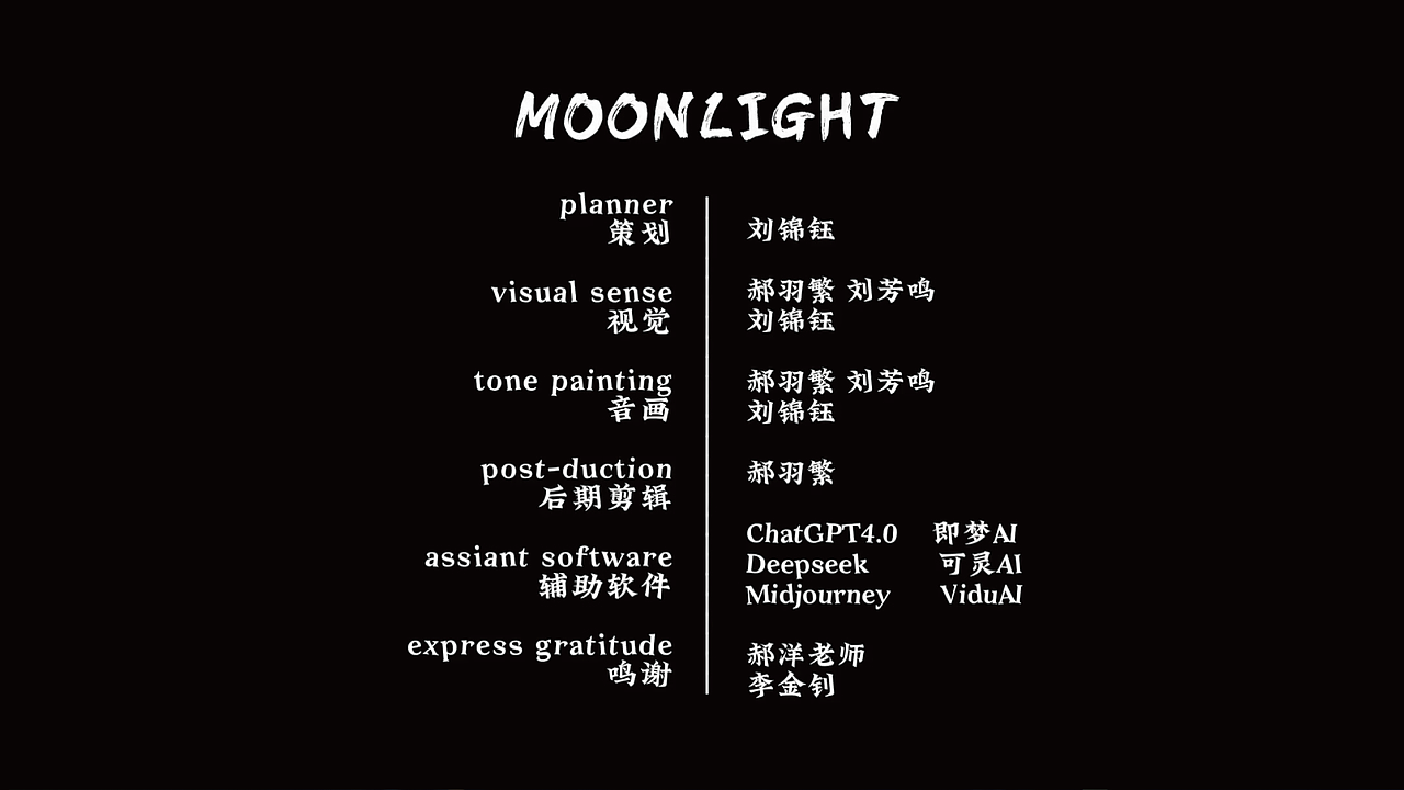 AIGC短片 |《MOONLIGHT》