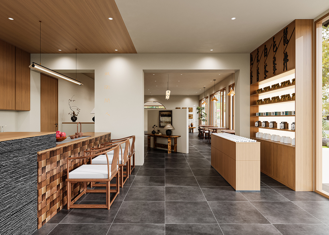 中式餐饮效果图