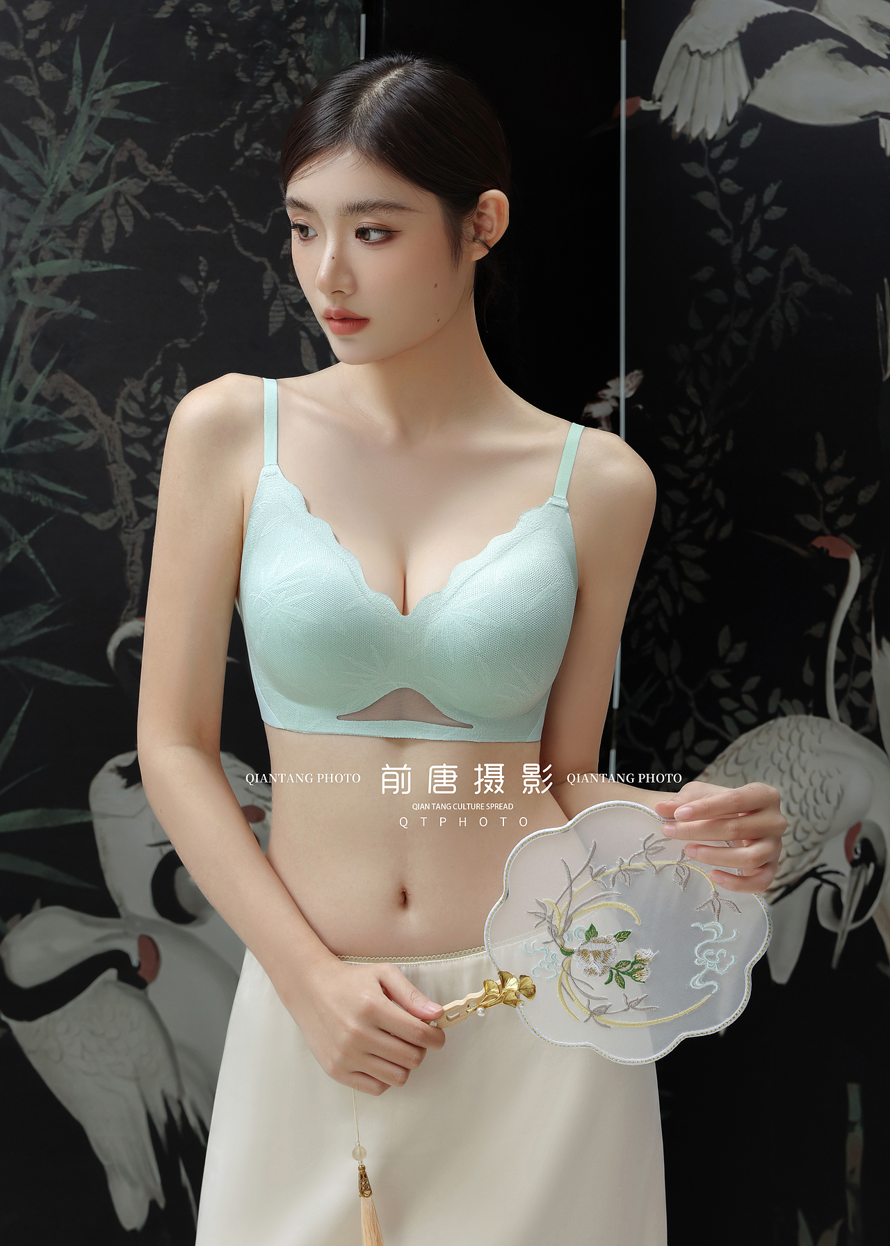 新中式文胸拍摄 内衣拍摄 电商产品拍摄