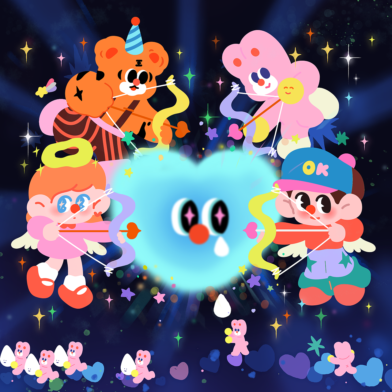 好好家族插画（图ZMzkyMTk4MjM2） - 商业插画 - 站酷设计师约翰强尼原创素材 - 站酷ZCOOL