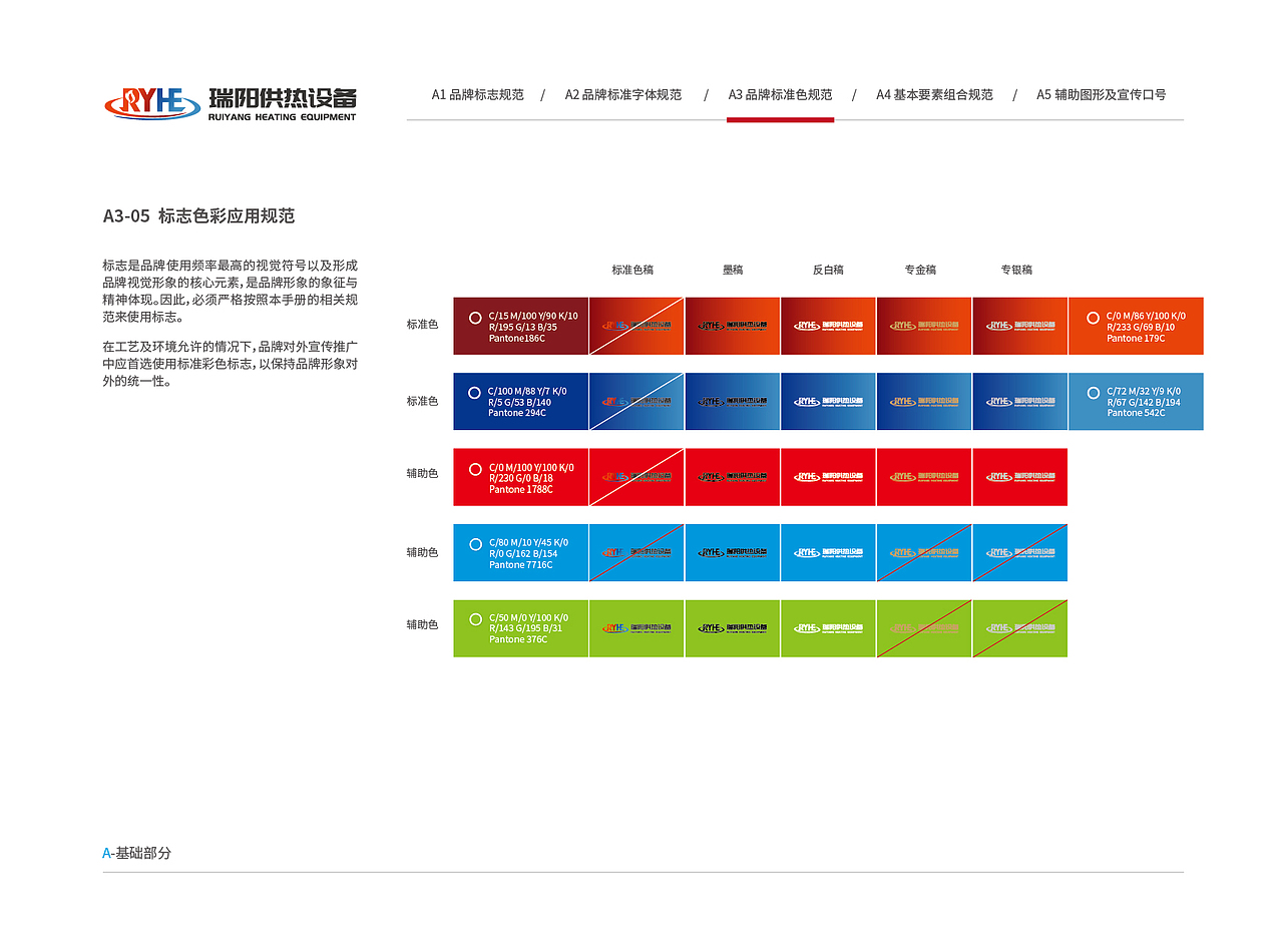 瑞阳供热设备VI视觉形象识别系统（图ZMzkyMTk4ODEy） - 品牌 - 站酷设计师塞北蒙人原创素材 - 站酷ZCOOL