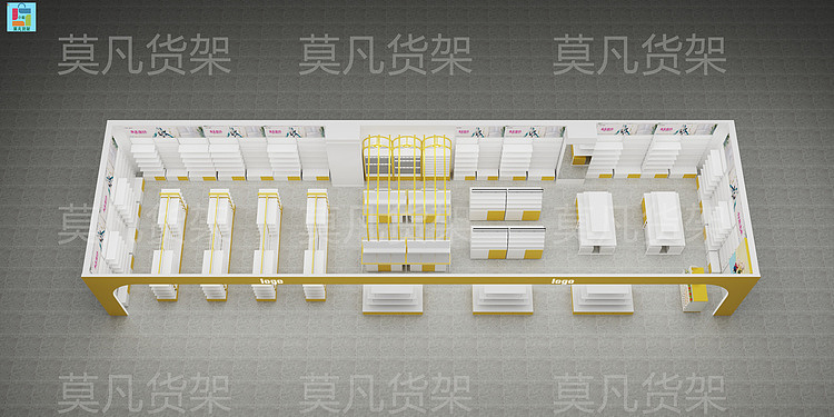 新模式谷子潮玩店展示柜定做价格-莫凡货架厂家供应