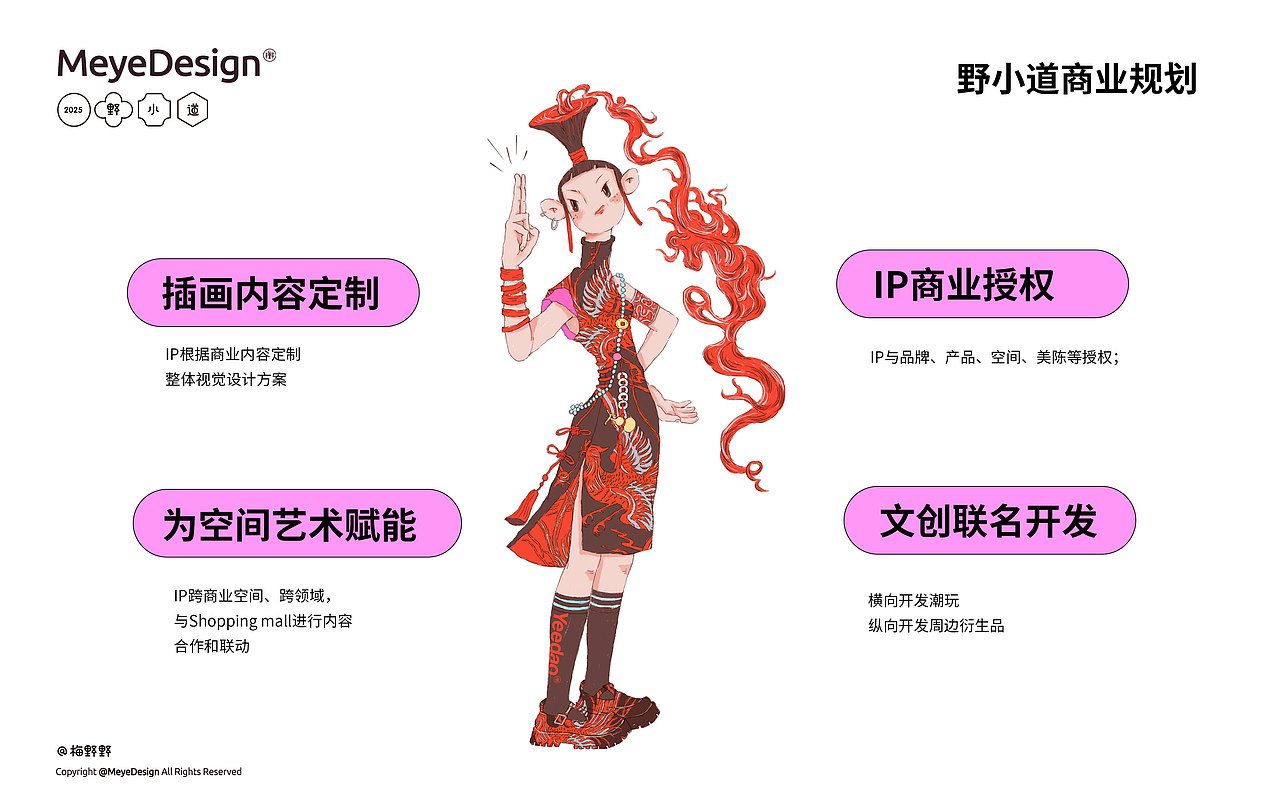IP野小道商务合作手册(图ZMzkyMjA3MDA4) - 商业插画 - 站酷设计师梅野野原创素材 - 站酷ZCOOL