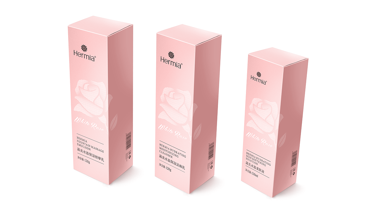 白玫瑰水盈保湿系列 