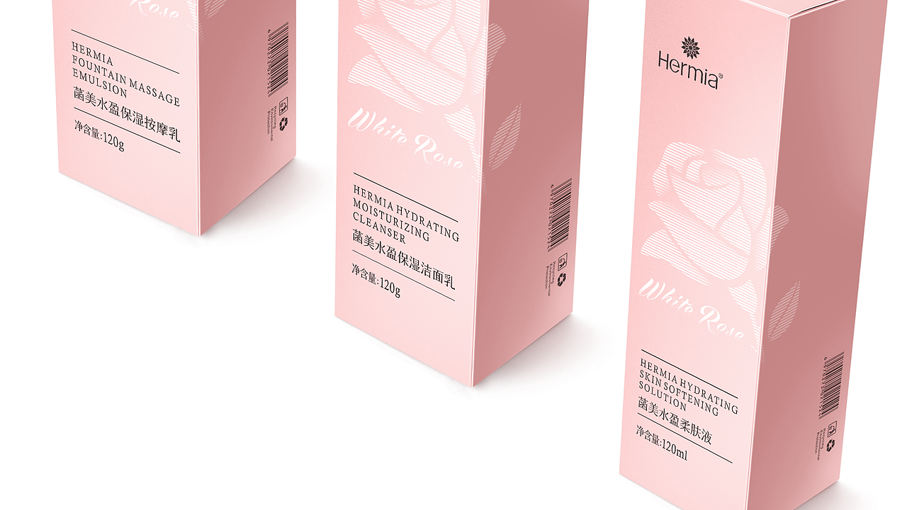 白玫瑰水盈保湿系列 