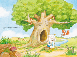 原创绘本《咩咩的悄悄话》（已出版/不可商用）