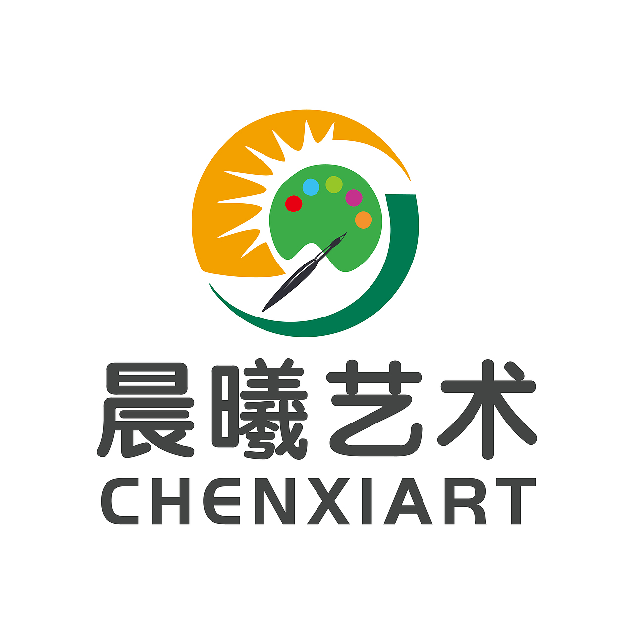 少儿艺术教育行业商标标志logo设计