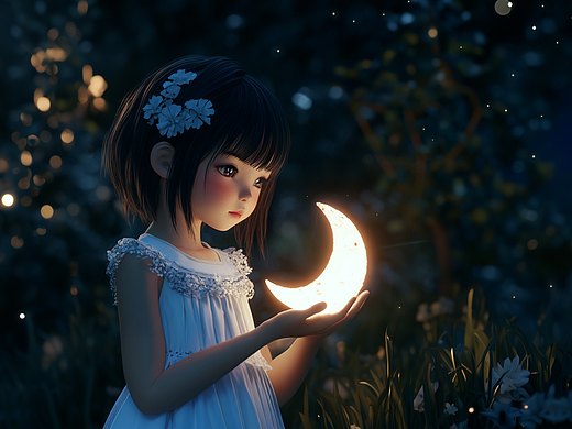 AIGC概念短片《MOONLIGHT》（個(gè)人主頁(yè)-ZNzIwOTI0MjQ=） - AI作品 - 站酷設(shè)計(jì)師郝羽繁原創(chuàng)素材 - 站酷ZCOOL