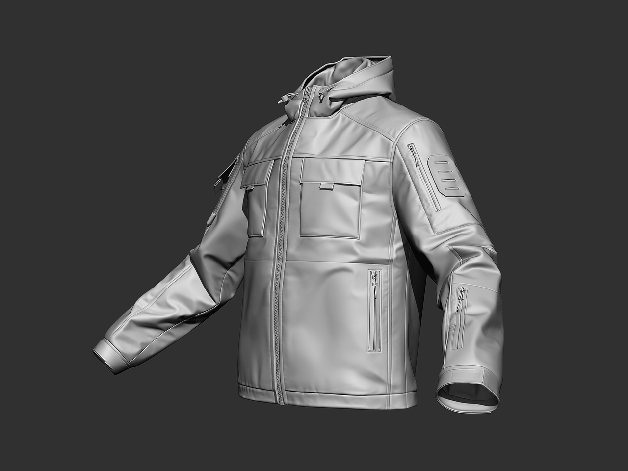 战术骑行短夹克