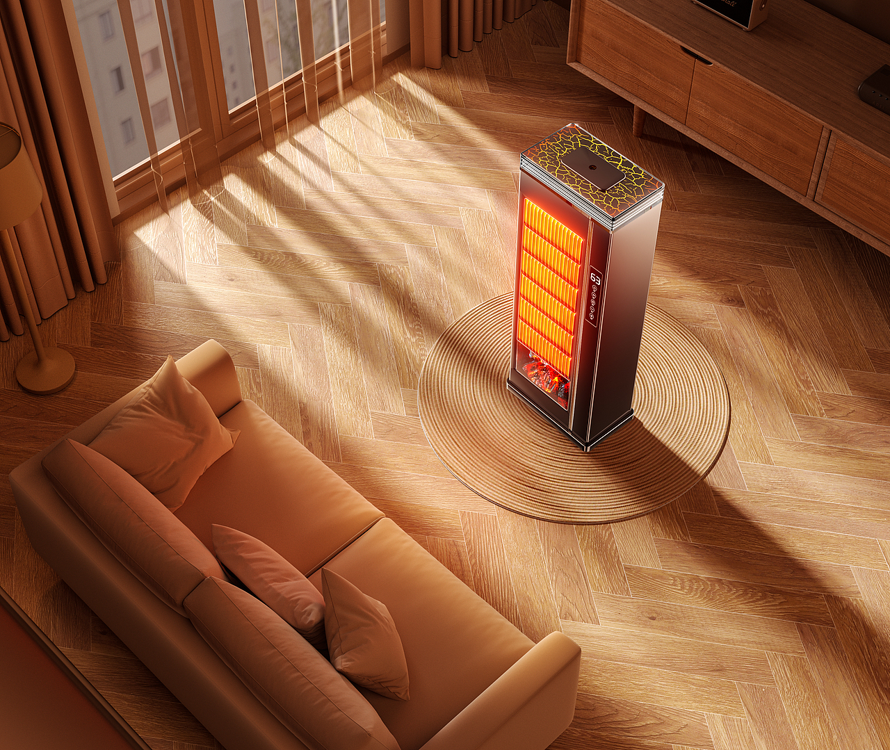 工作渲染-暖风机（图ZMzkyMjM5NTMy） - 产品 - 站酷设计师桃子味小布丁原创素材 - 站酷ZCOOL