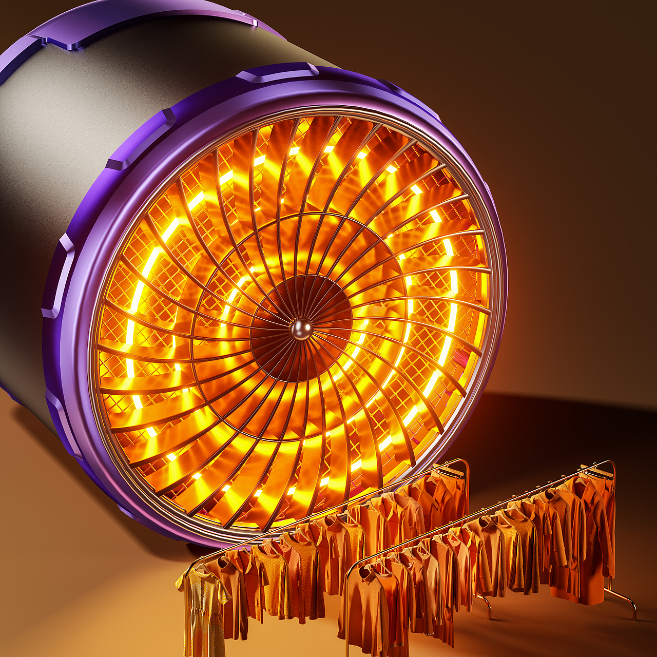 工作渲染-暖风机（图ZMzkyMjM5NjAw） - 产品 - 站酷设计师桃子味小布丁原创素材 - 站酷ZCOOL