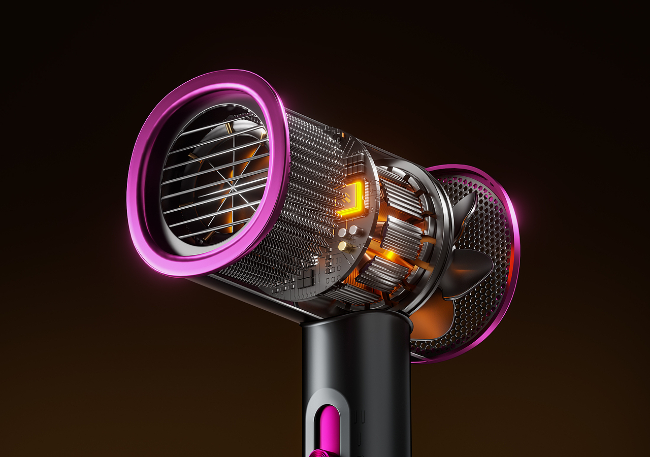 工作渲染-暖风机（图ZMzkyMjM5NjM2） - 产品 - 站酷设计师桃子味小布丁原创素材 - 站酷ZCOOL