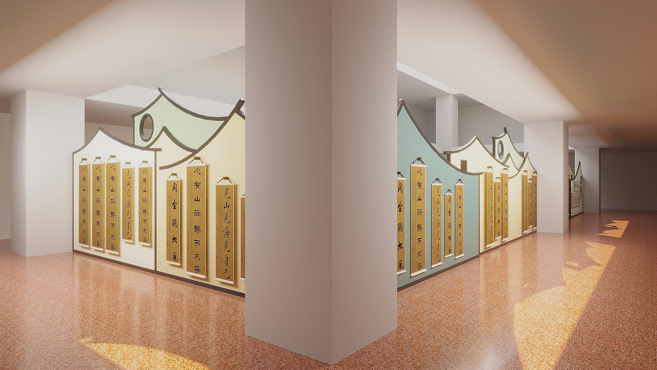 丹青流韵书法回廊